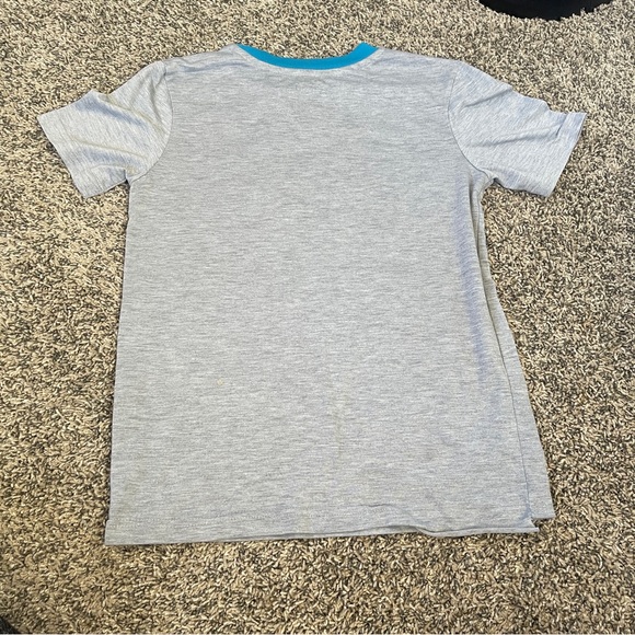 Boys sleepwear shirt size Large grey blue green dog hat glasses tie - Picture 3 of 12